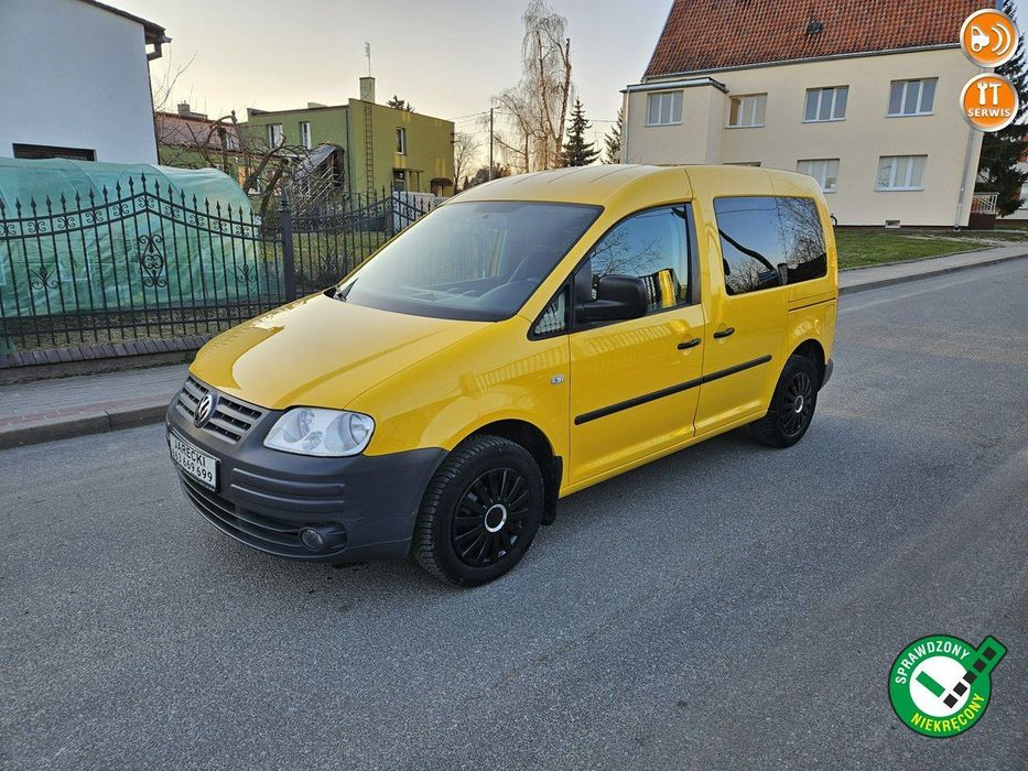 Volkswagen Caddy  Opłacony Niezawodny Zdrowy Zadbany Po Serwisie Gotowy do Pracy