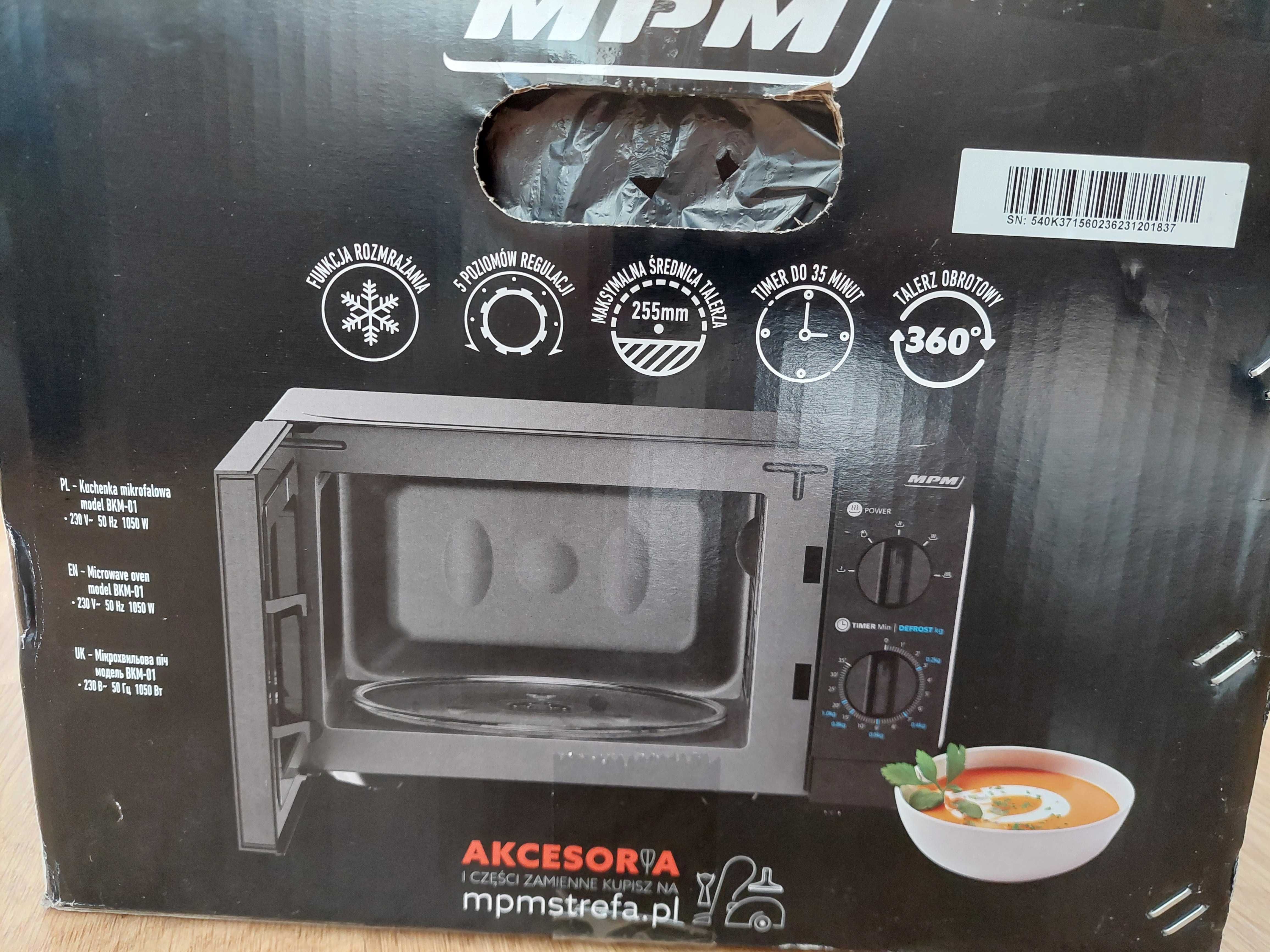 Nowa kuchenka mikrofalowa firmy MPM