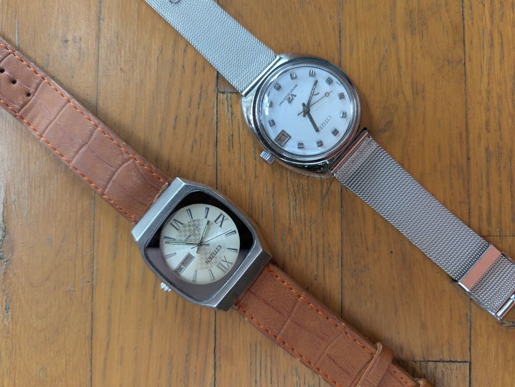 Zegarki Citizen Eagle 7 VINTAGE automatyczne, uszkodzone pasek.