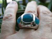 Piękny oryginalny pierścień srebro 925