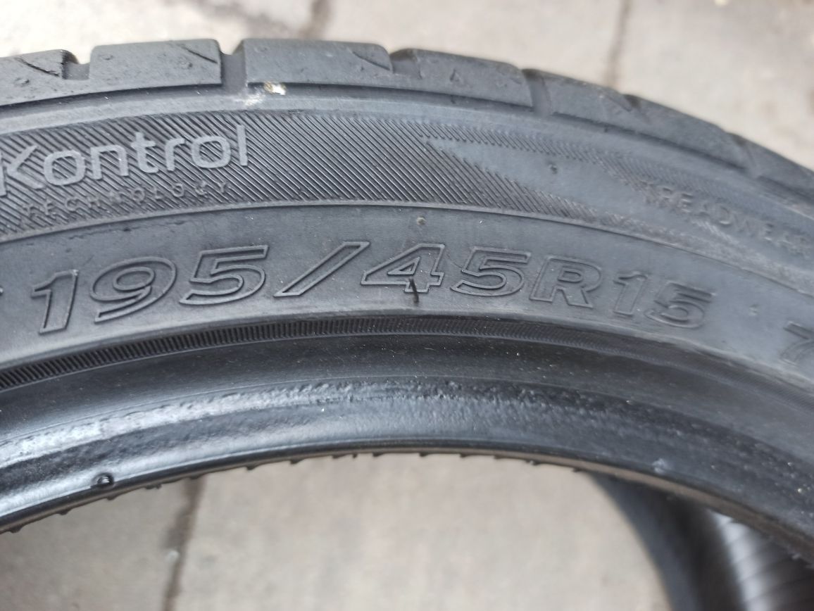 Летняя резина ПАРА 195/45 R15 Hankook Ventus Prime