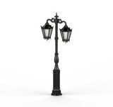 uliczna ogrodowa żeliwna lampa Gusseisen Außenleuchten  H-2600mm