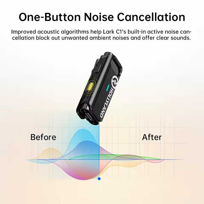 Беспроводной микрофон Hollyland LARK C1 Duo (Lightning iPhone)