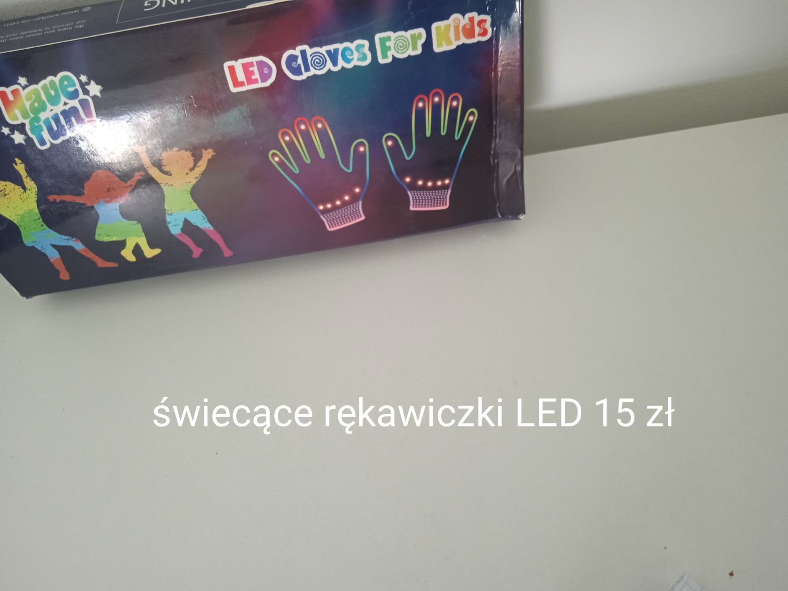 Świecące rękawiczki LED