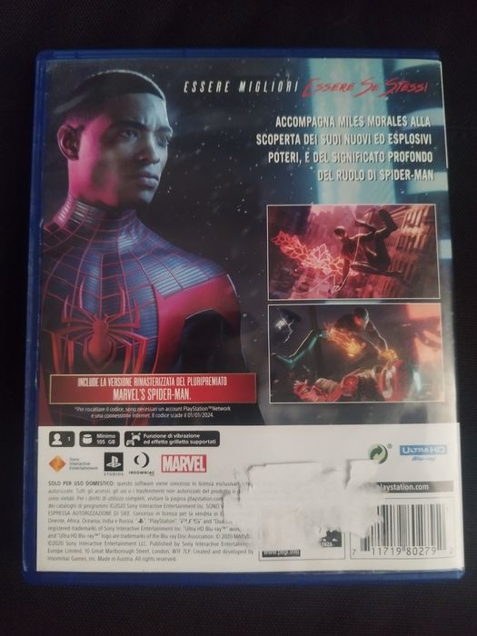 Spider-man Miles Morales PS5