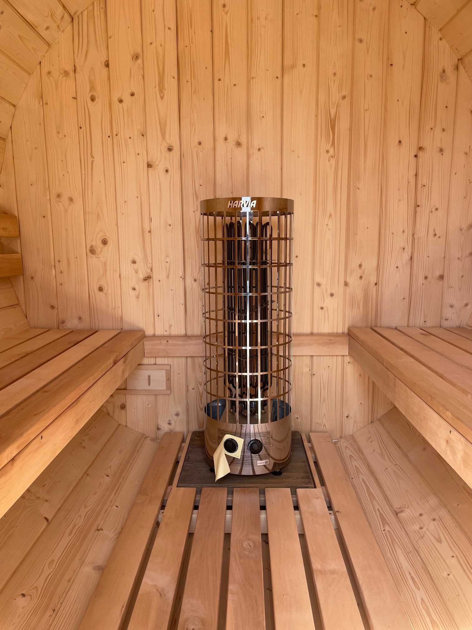 Sauna ogrodowa Sauna beczka Sauna fińska 2,70 m LED RATY RATY