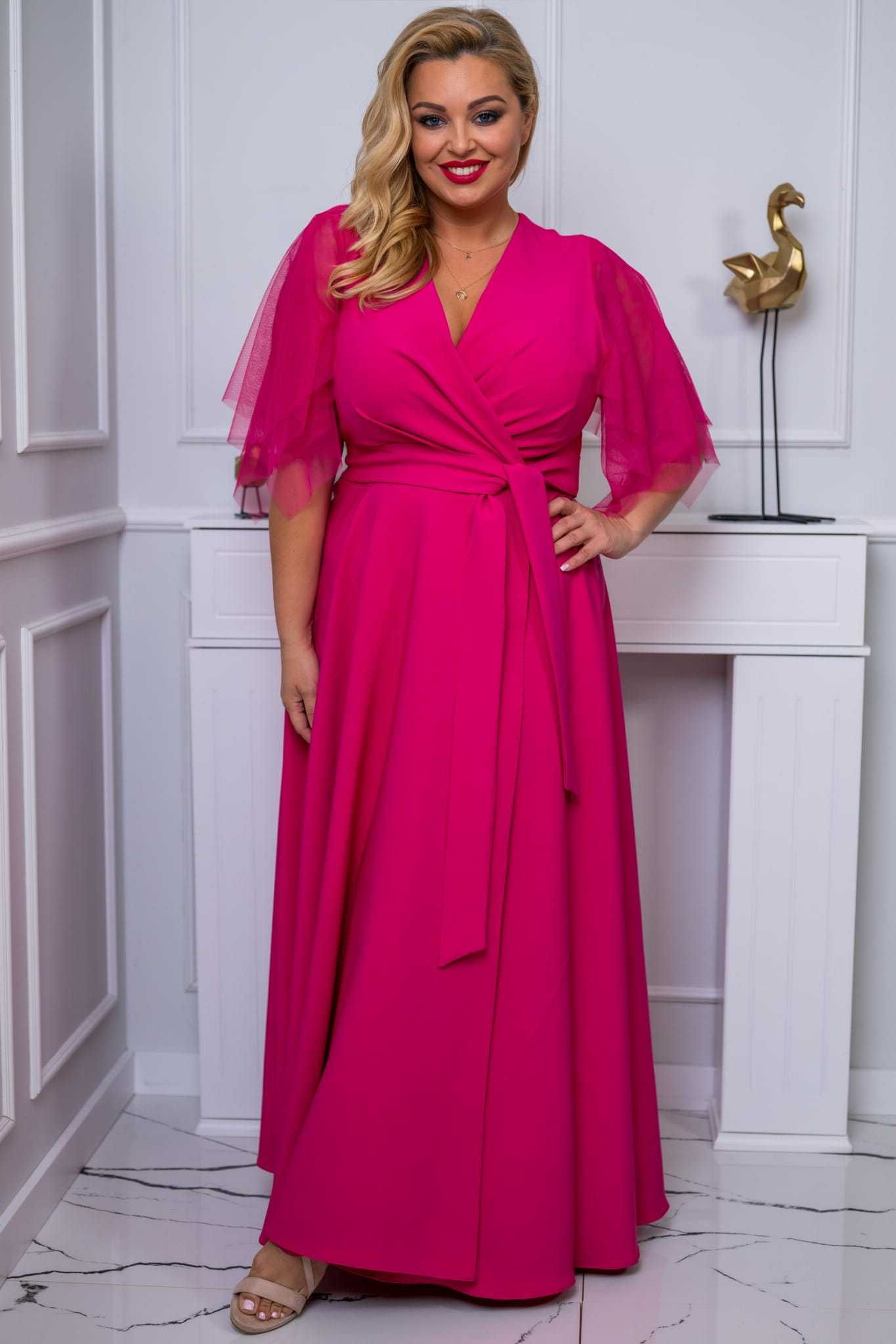 Evita sukienka maxi długa wieczorowa plus size 44 do 54