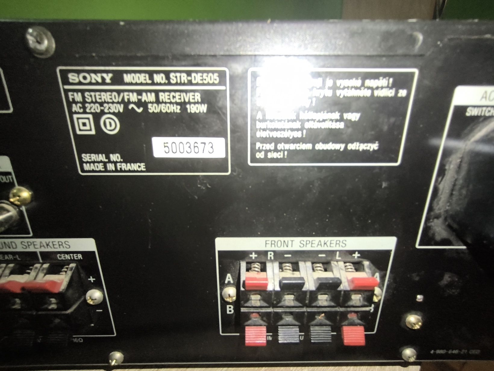 Wieża subwoofer amplituner kino domowe