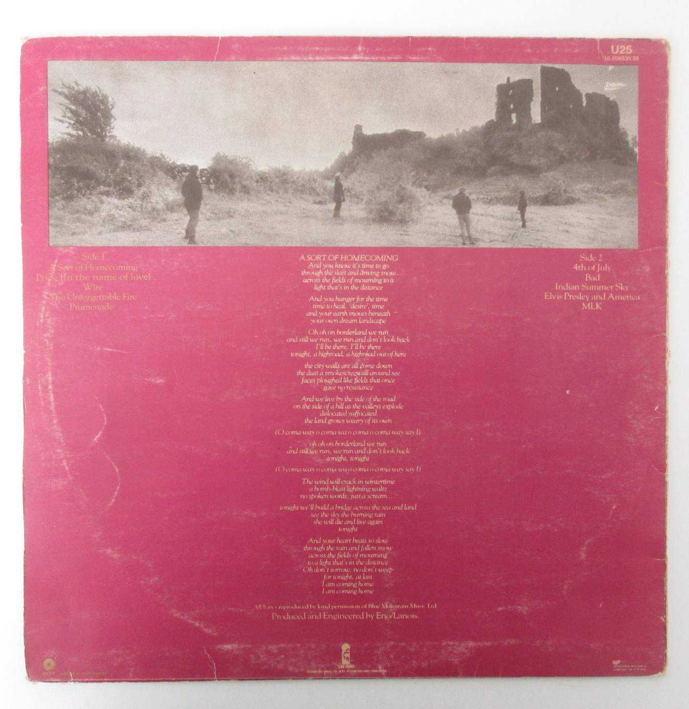U2 - The Unforgettable Fire (LP)