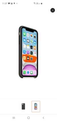 Etui do iPhone 11 czarne plecki 2x szkło hartowane