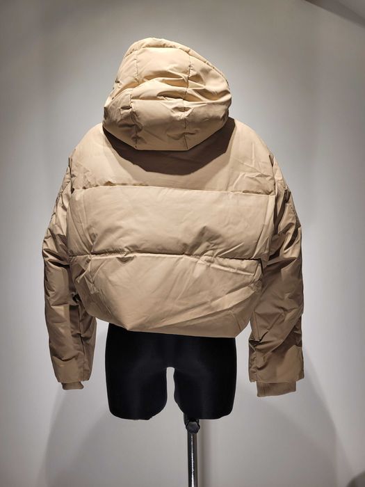 Piękna kurtka puchowa NA-KD – Beżowy Oversize, Nowa z Metką!