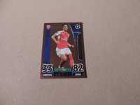 limited edition brązowa ozil champions league 15/16 topps