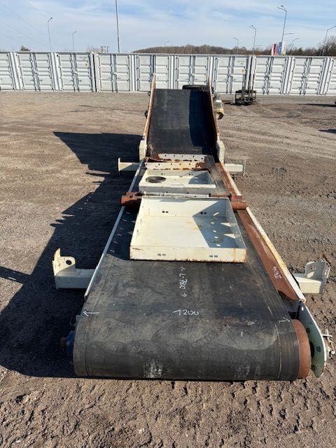przenośnik taśmowy 1200 mm szeroki l -7800mm
