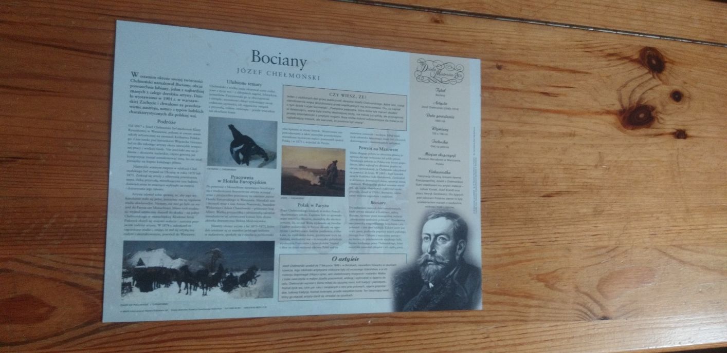 Obraz Bociany Chełmoński