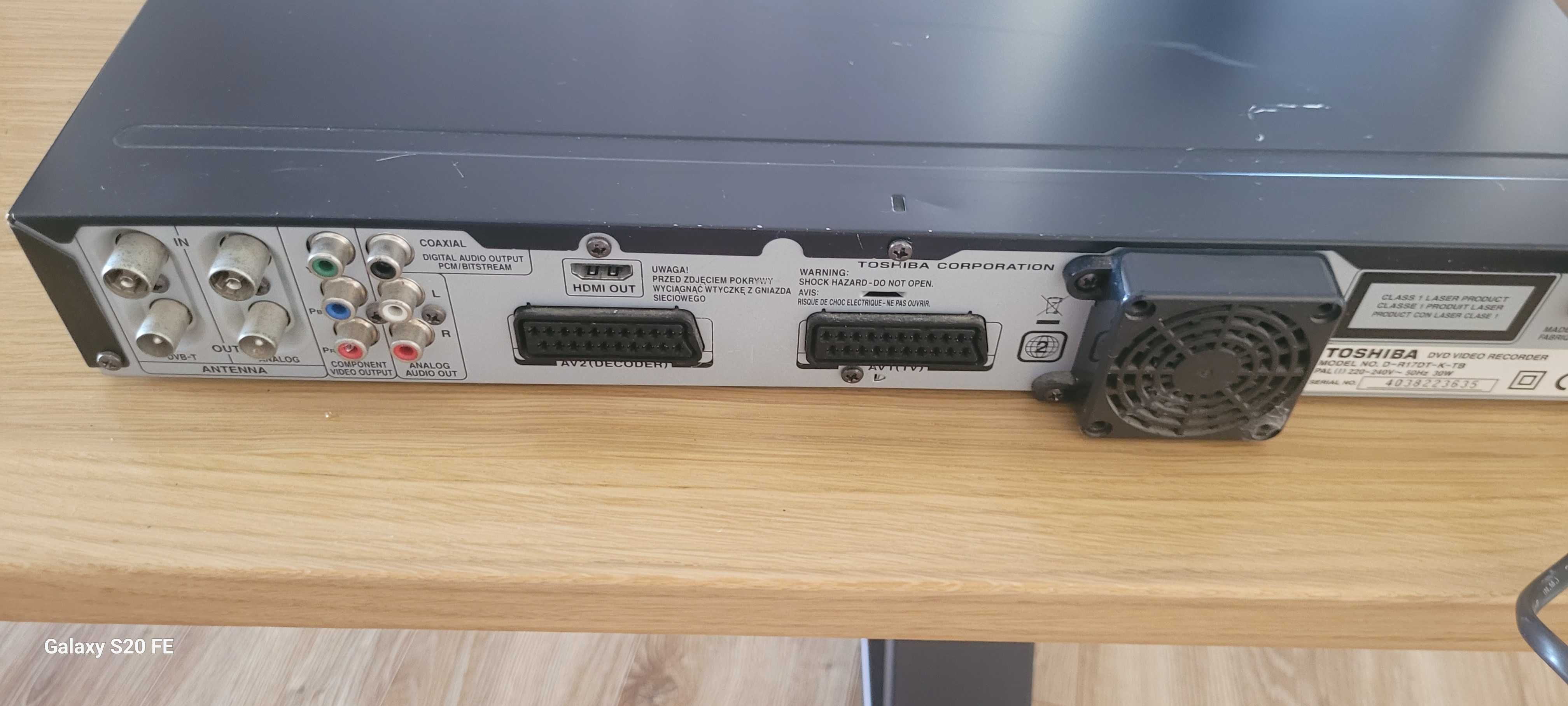 TOSCHIBA dvd recorder
