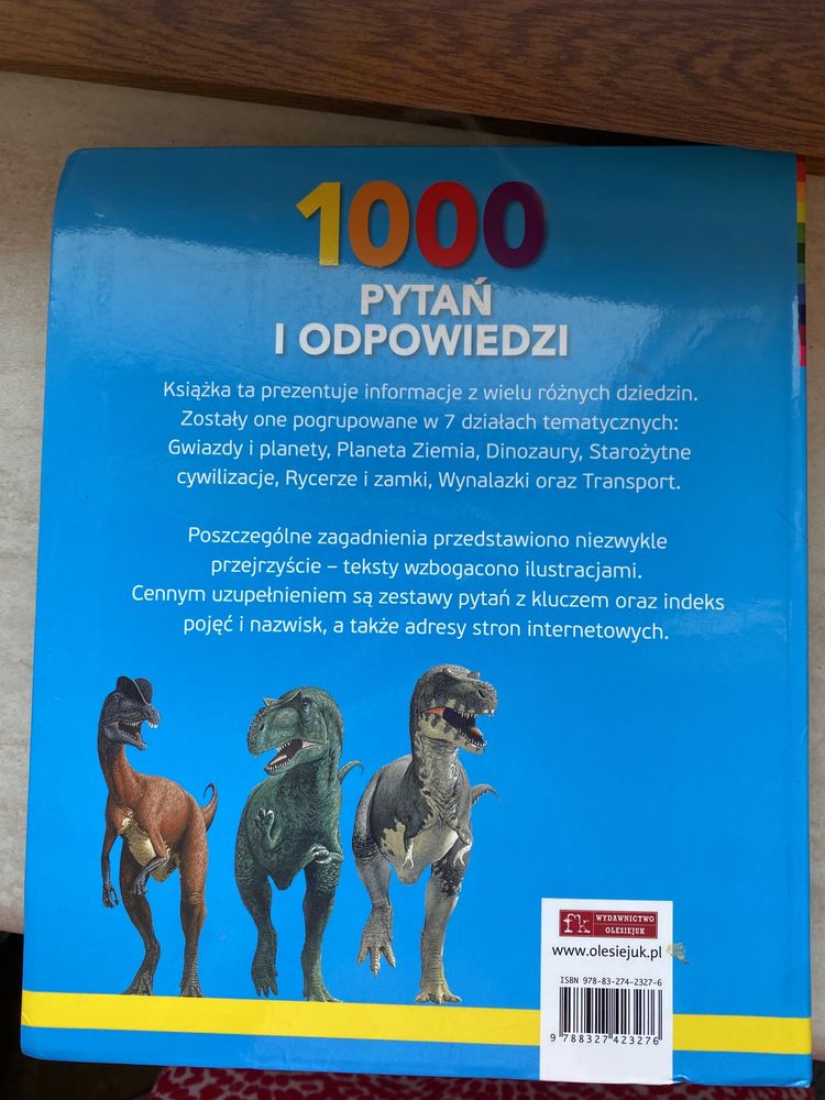 Książka 1000 pytań i odpowiedzi