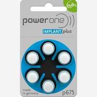 батарейки PowerOne p675 Implant plus