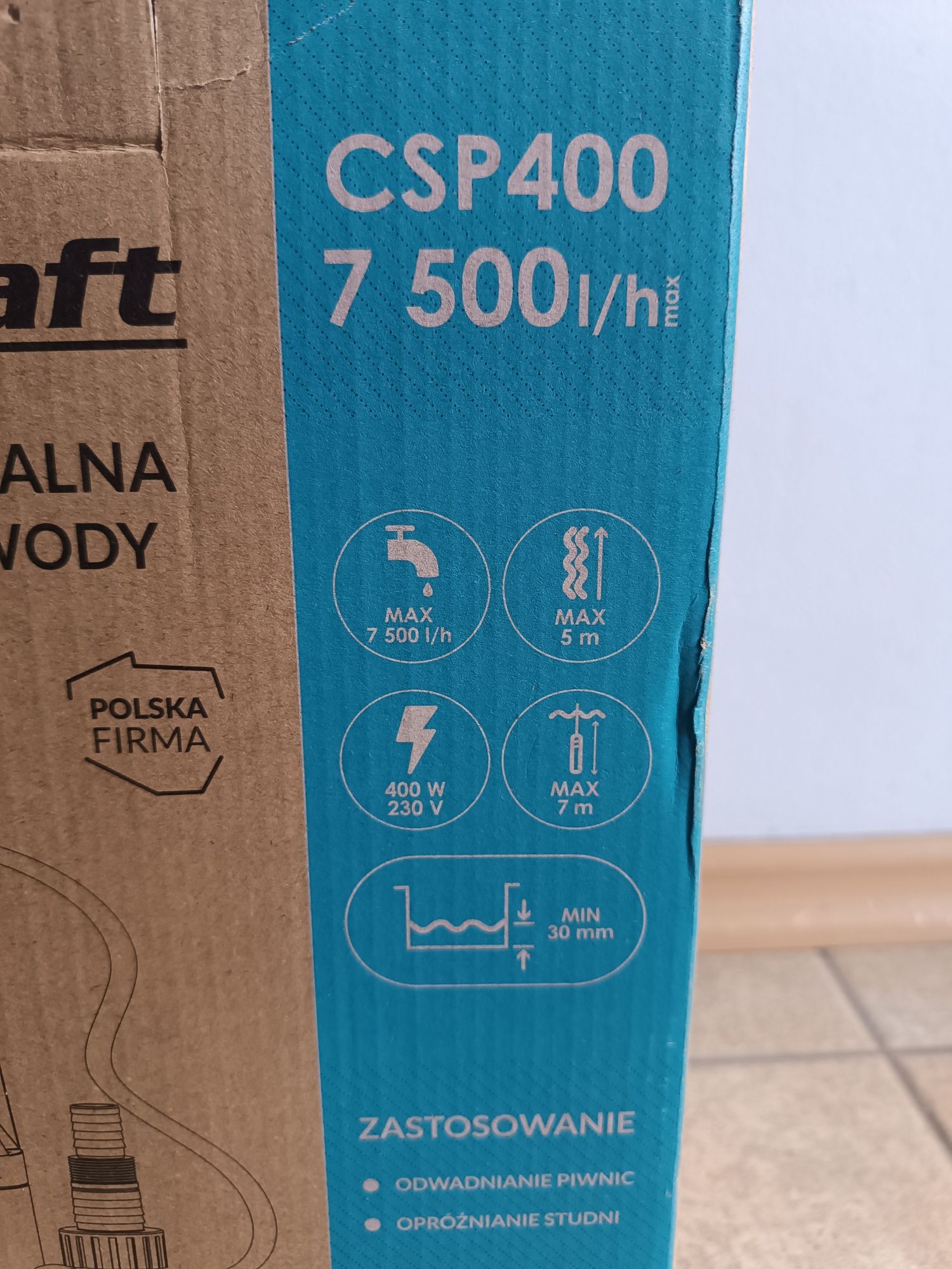 Pompa Wody AquaCraft CSP400