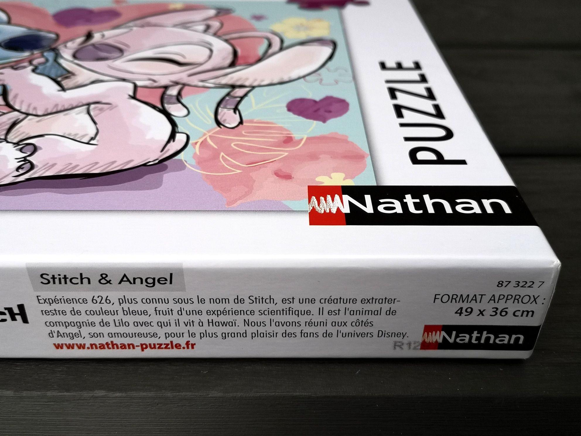 Puzzle 500 Nathan Disney Stitch & Angel nie 1000