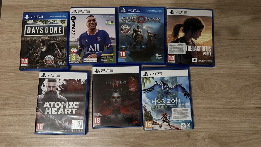 Gry na ps4/ps5.