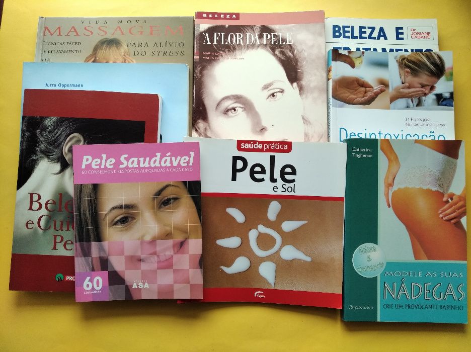 Livros sobre Saúde e Beleza, Pele, Desintoxicação, Massagem