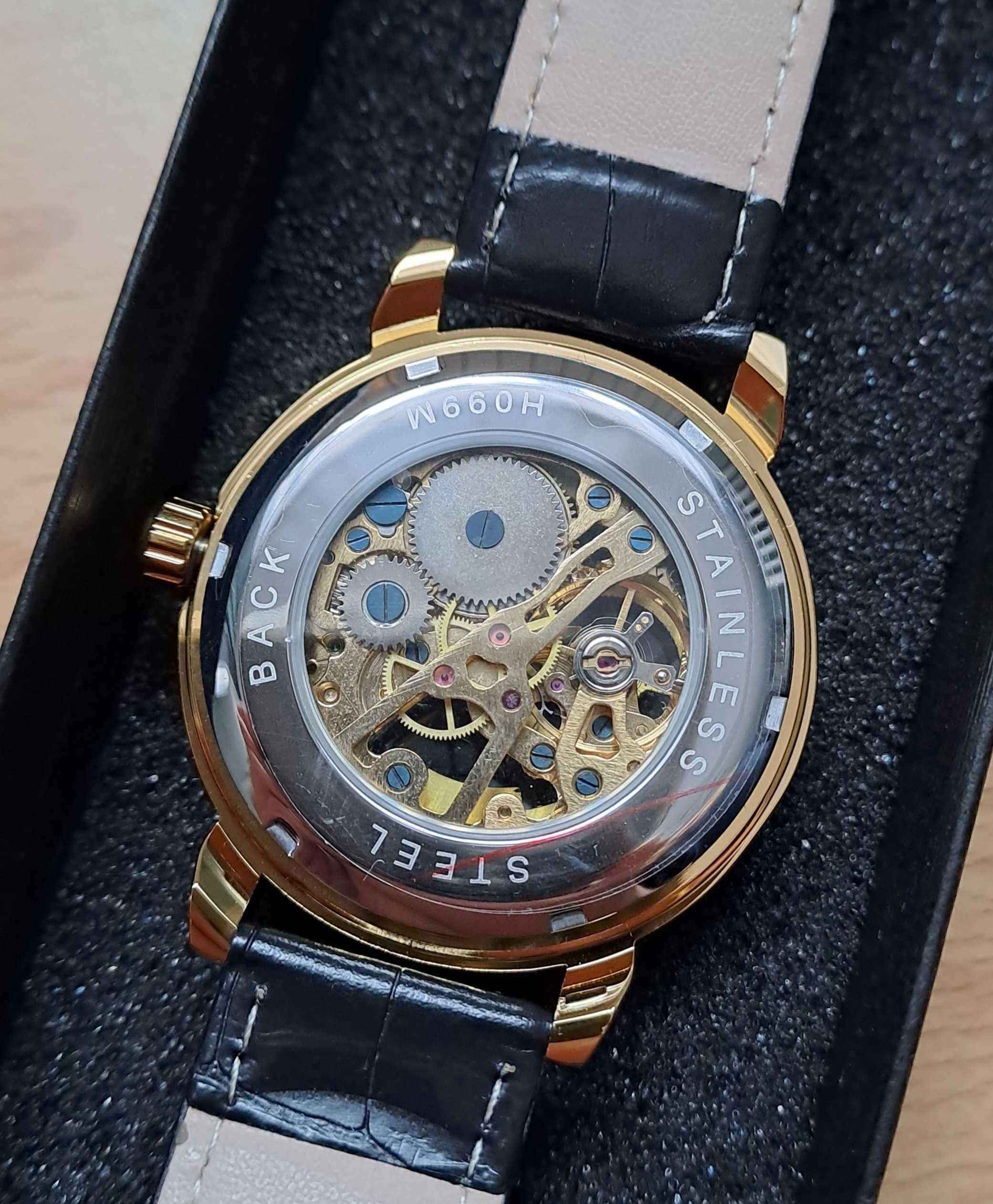 Zegarek Męski Skeleton Mechaniczny
