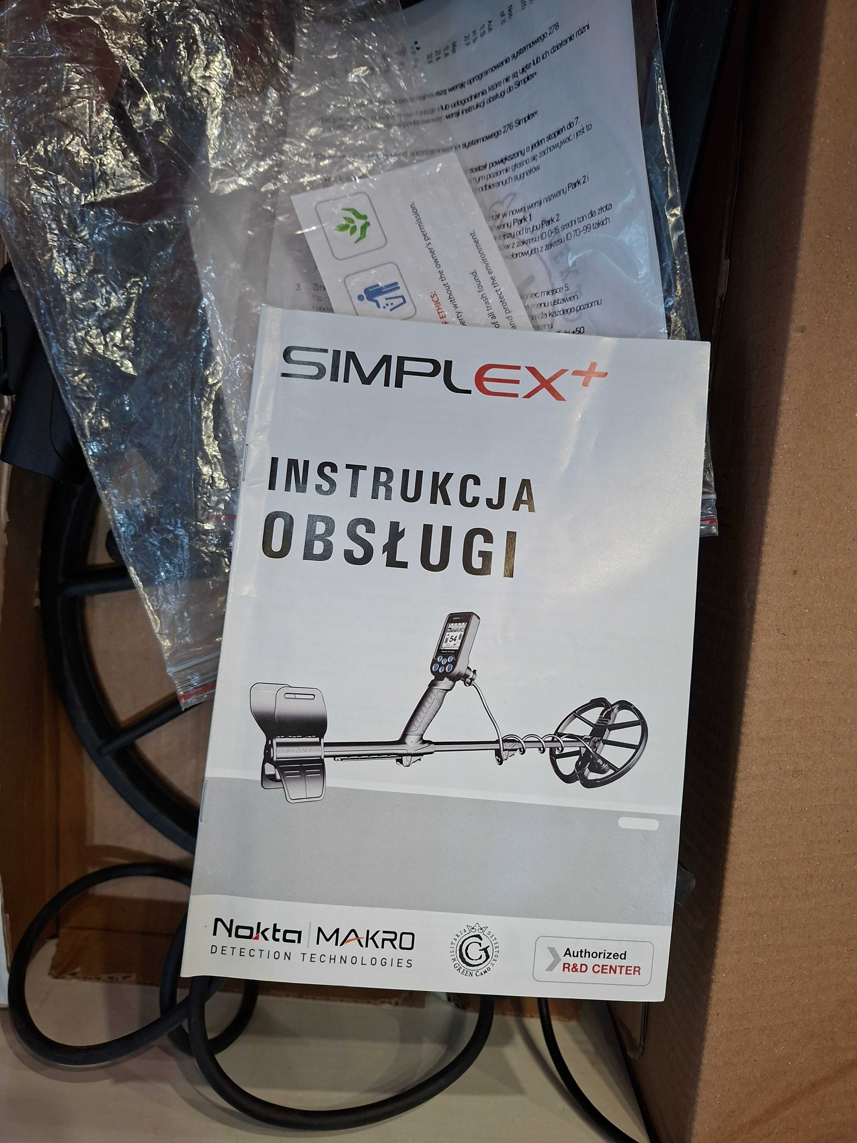 Wykrywacz metali Nokta Makro Simplex+ IP68 wodoszczelny