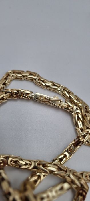 Złoty męski łancuszek