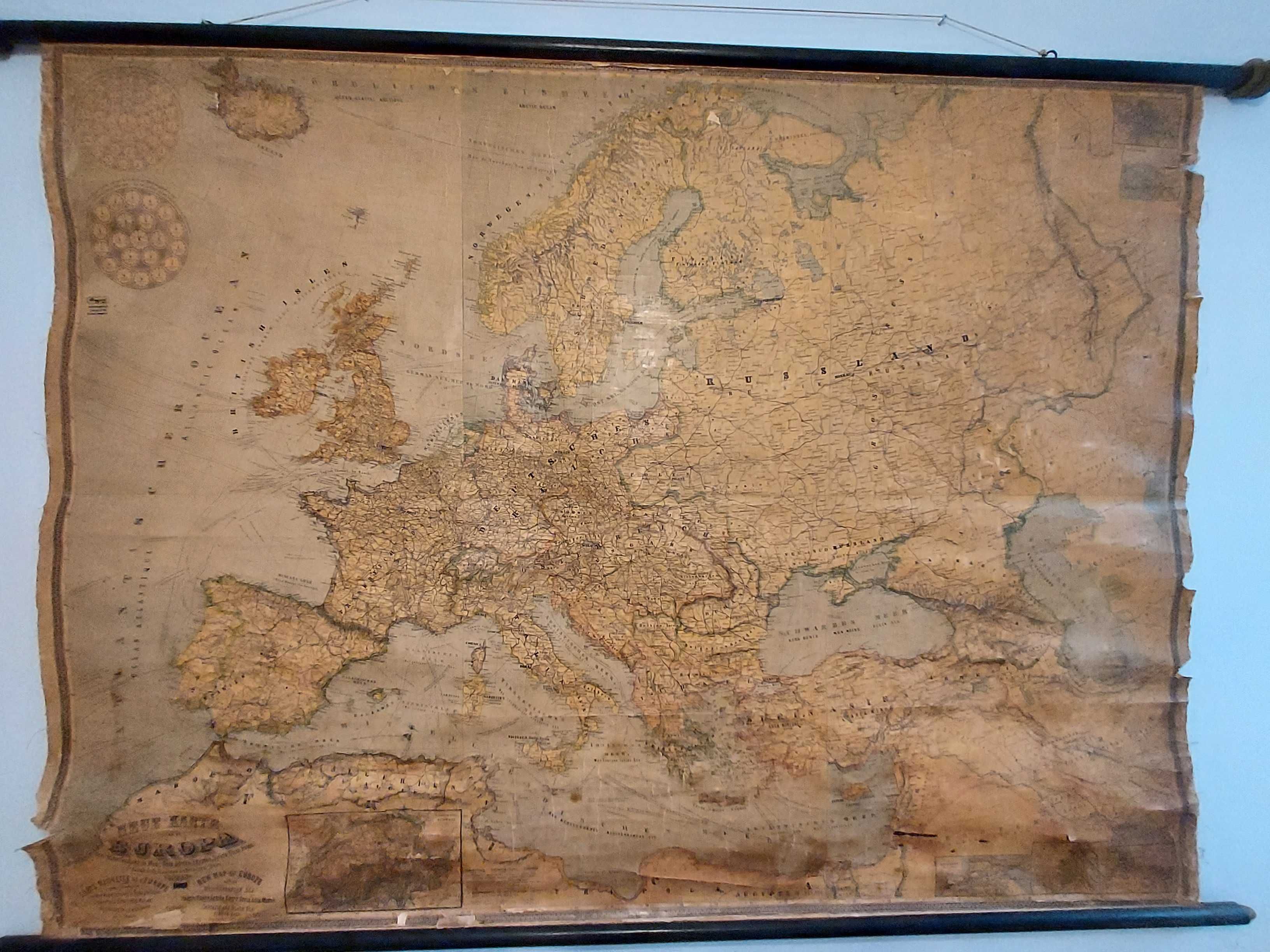 Mapa - 140 letnia