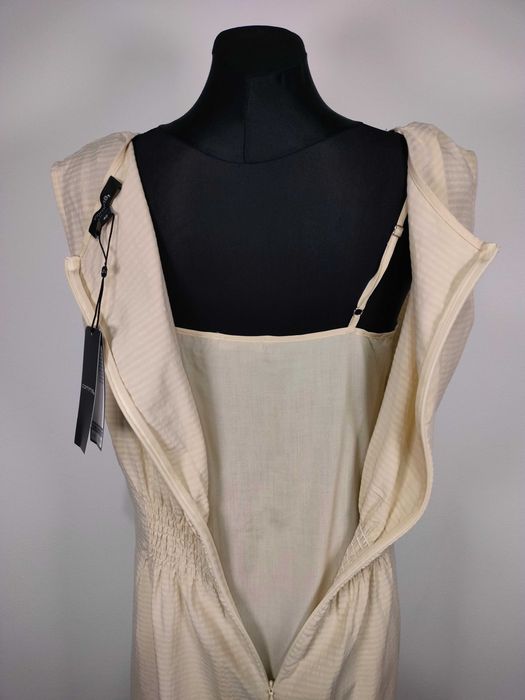 Sukienka Długa Rozmiar 40 Comma Beżowa Letnia Podszewka