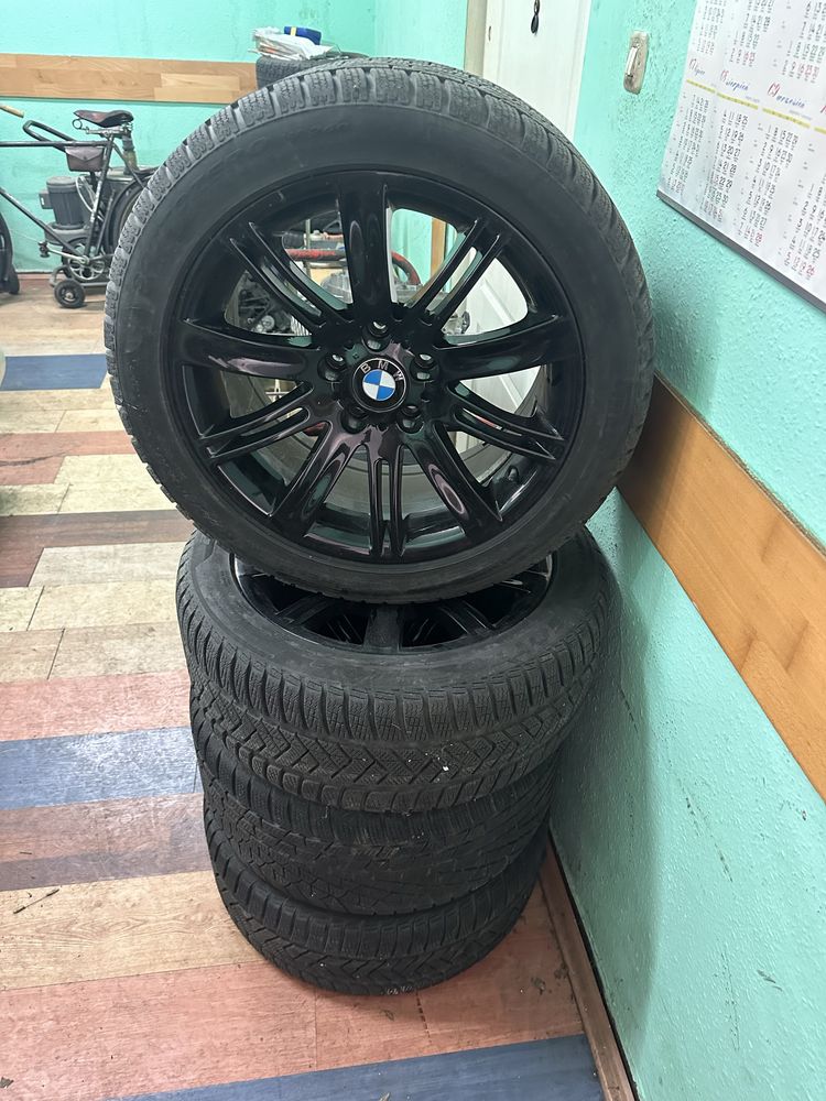 5x120 BMW E60 E63 Oryginalne Felgi z oponami zimowymi