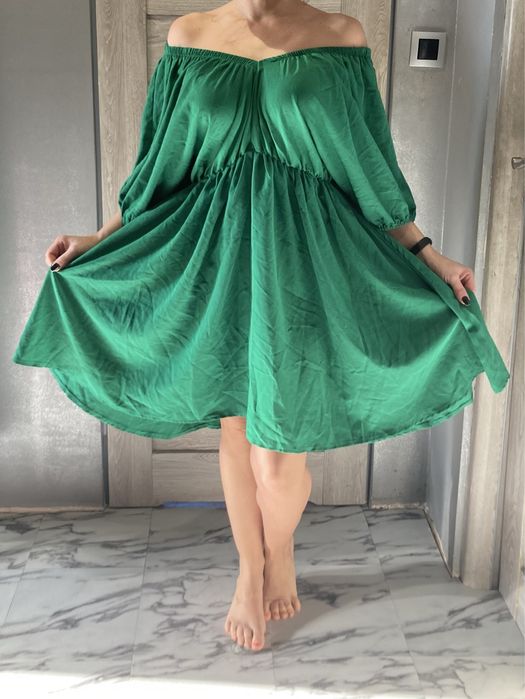 Sukienka zielona xl/xxl