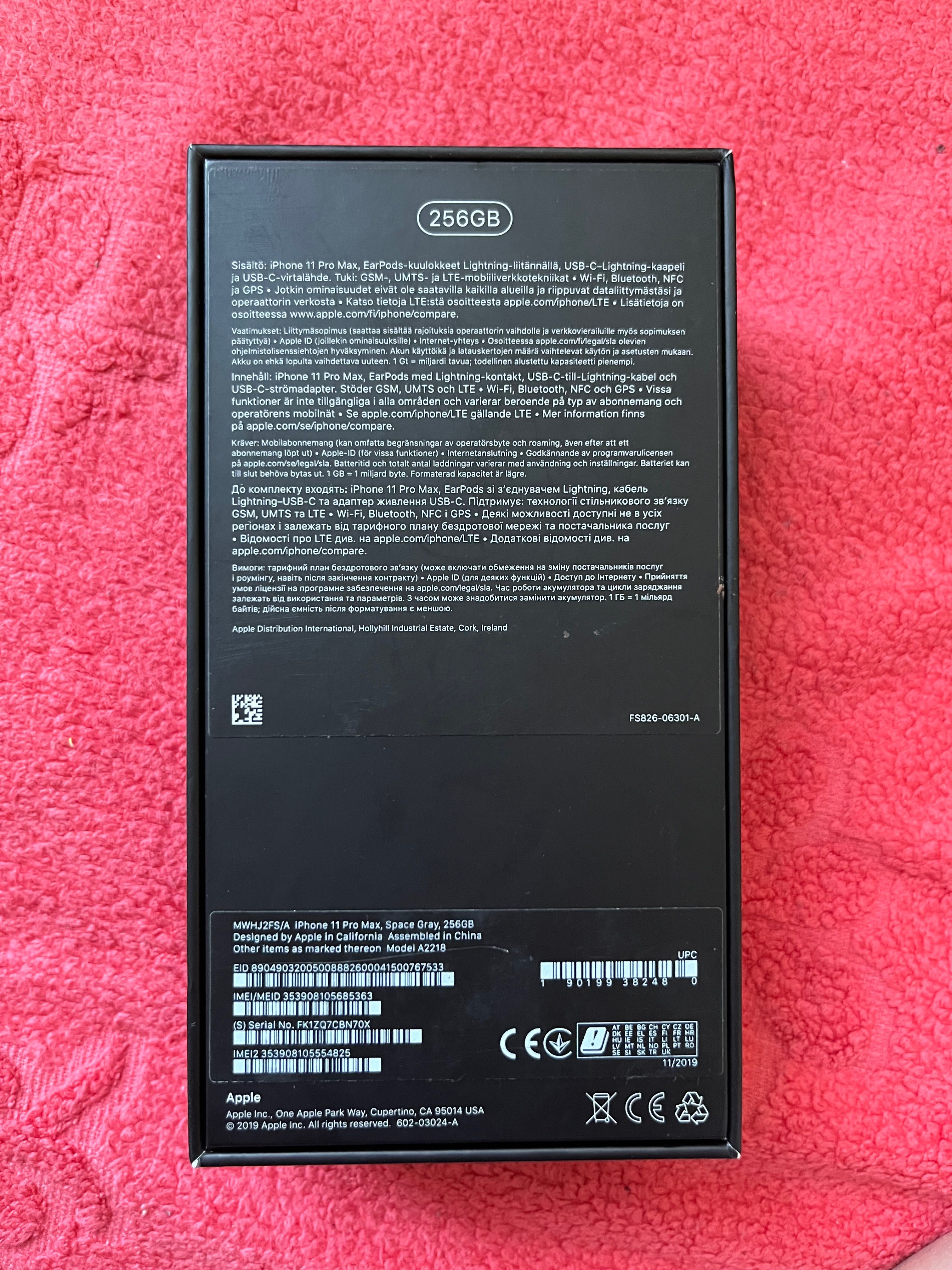 iPhone 11 Pro  max 256 GB