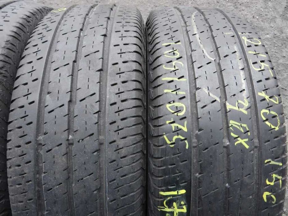 215/70 R15c 109/107S Continental Vanco2 літо 4 штуки шини бу