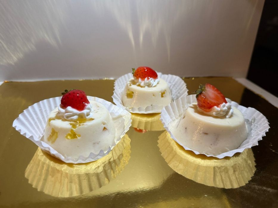 Doces para festas - sobremesa - gelatina - creamy pina colada