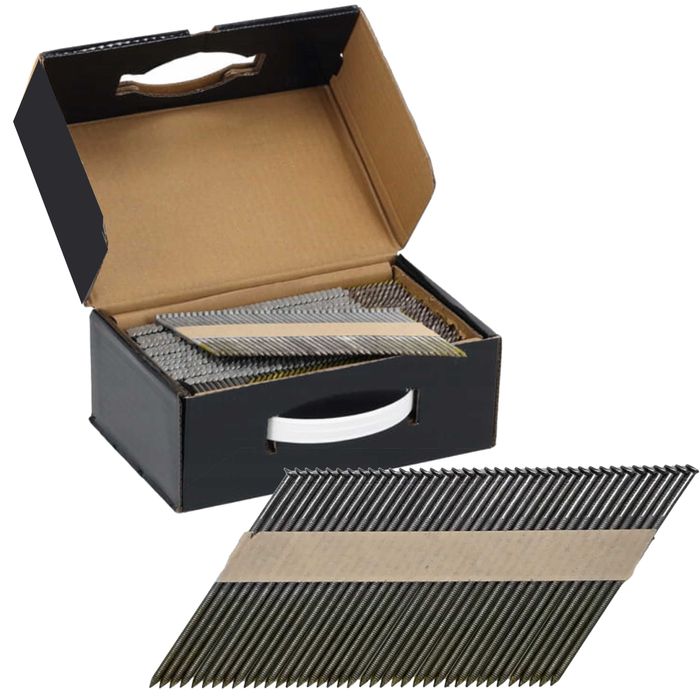 Mocne Gwoździe do gwoździarek 2,8 x 65mm 1000szt pierścień, FV, 24H