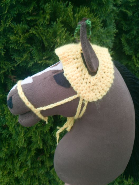 Halter i czapeczka Cytrynka dla hobby horse zestaw