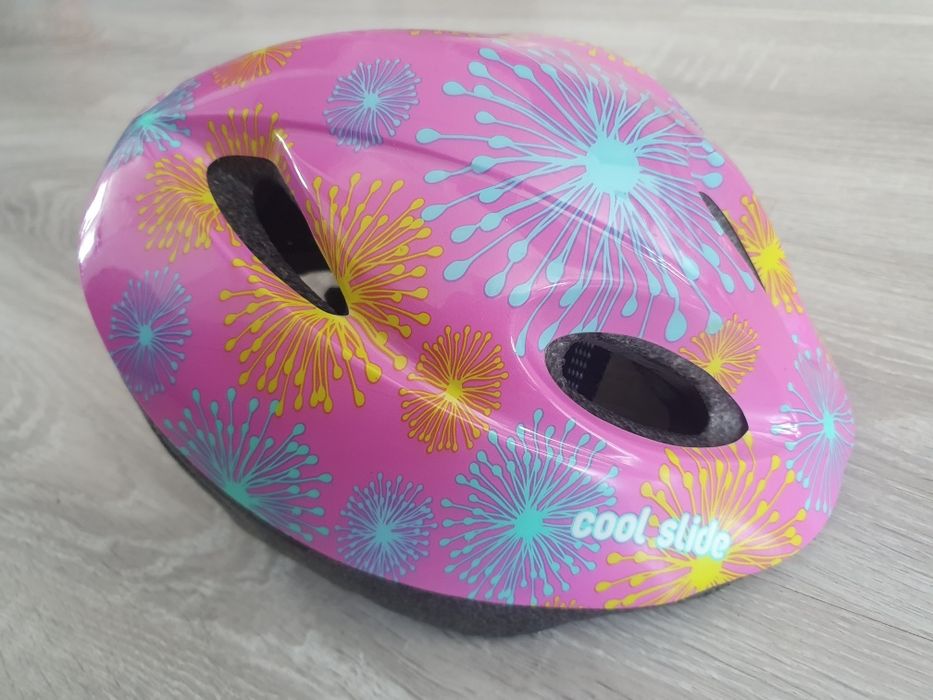 Kask na rower r S dla dziewczynki