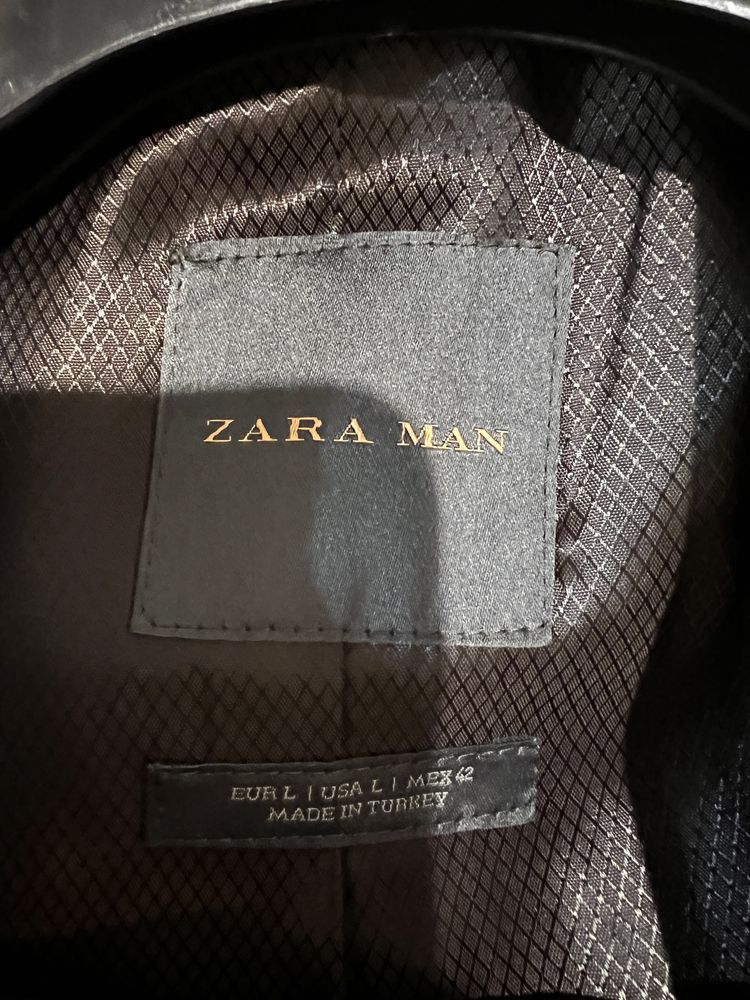 Casaco longo Camel - Zara
