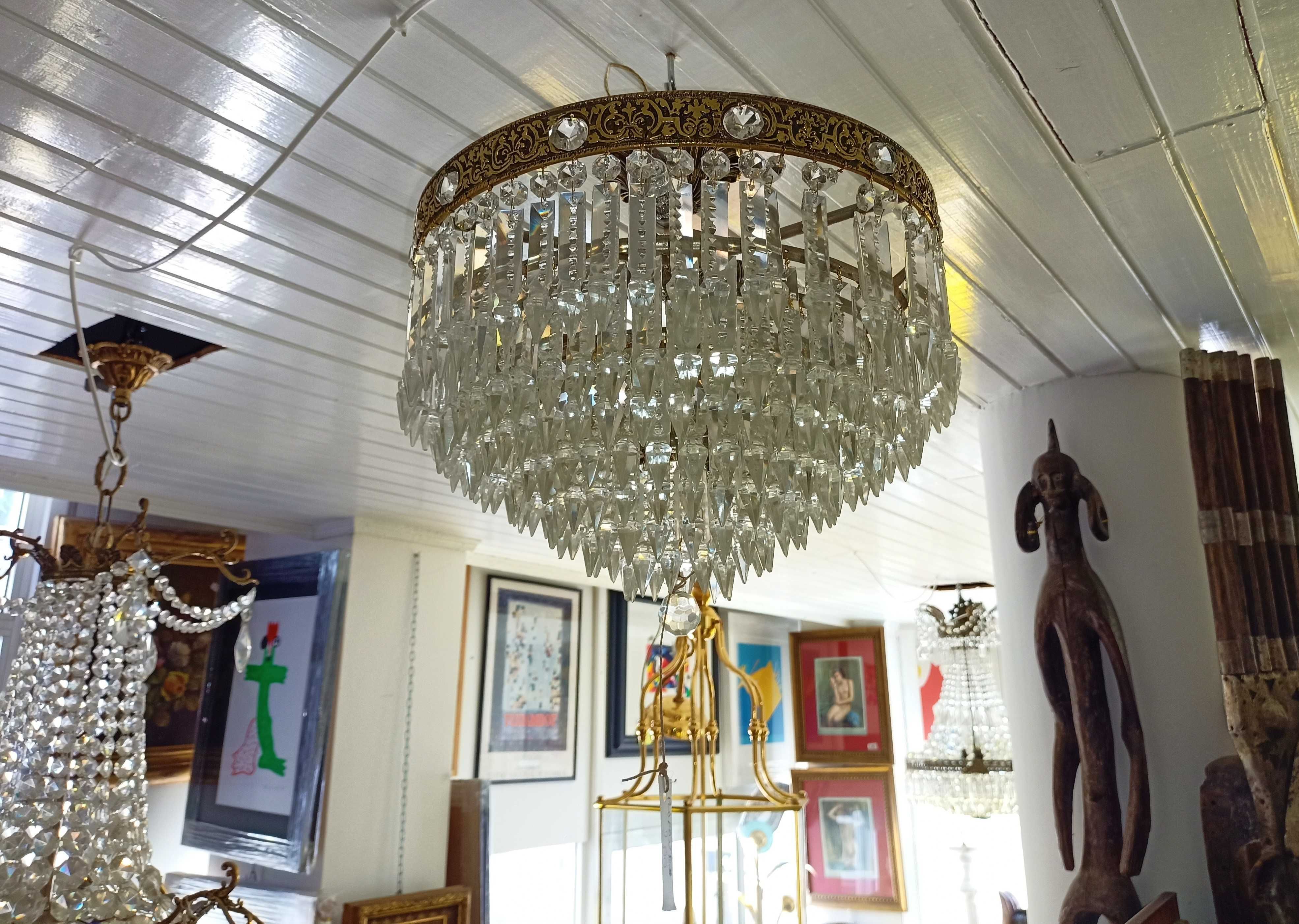 Lustre Plafond 3 Lâmpadas
