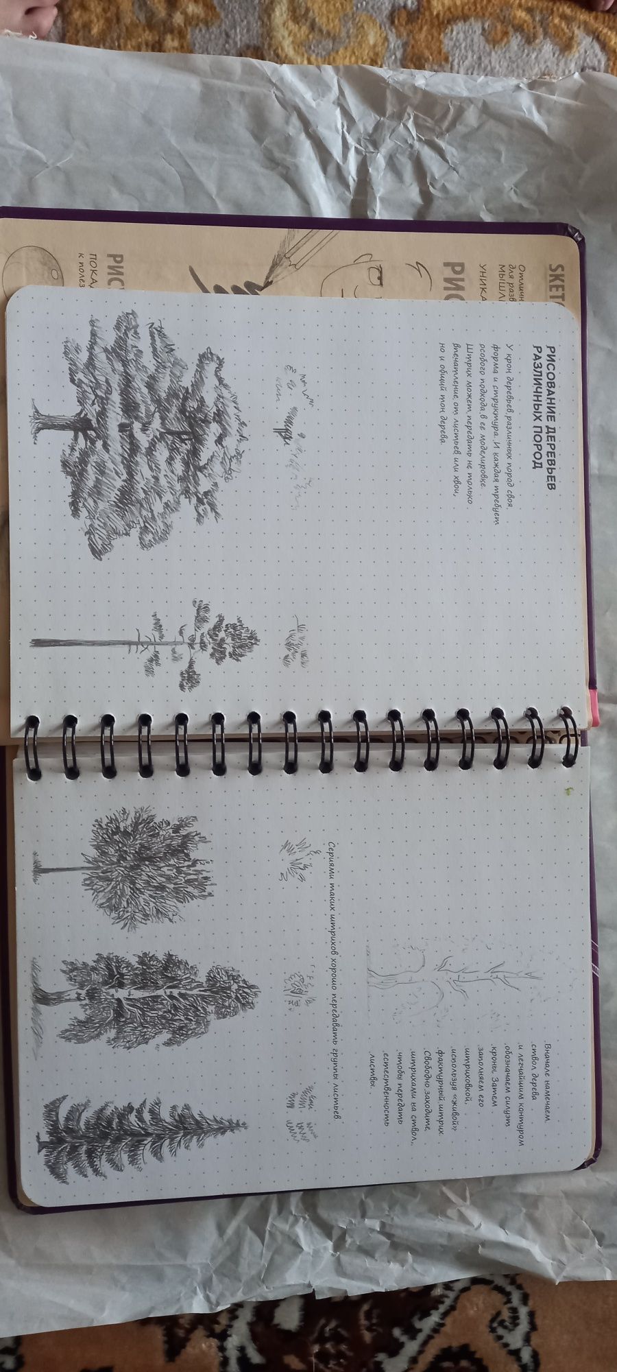 Sketchbook, скетчбук,новий,пошагове малювання