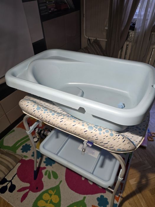 Комод пеленальний Верес Монако 900 Біло-сірий  , кокон SONTO , + поду