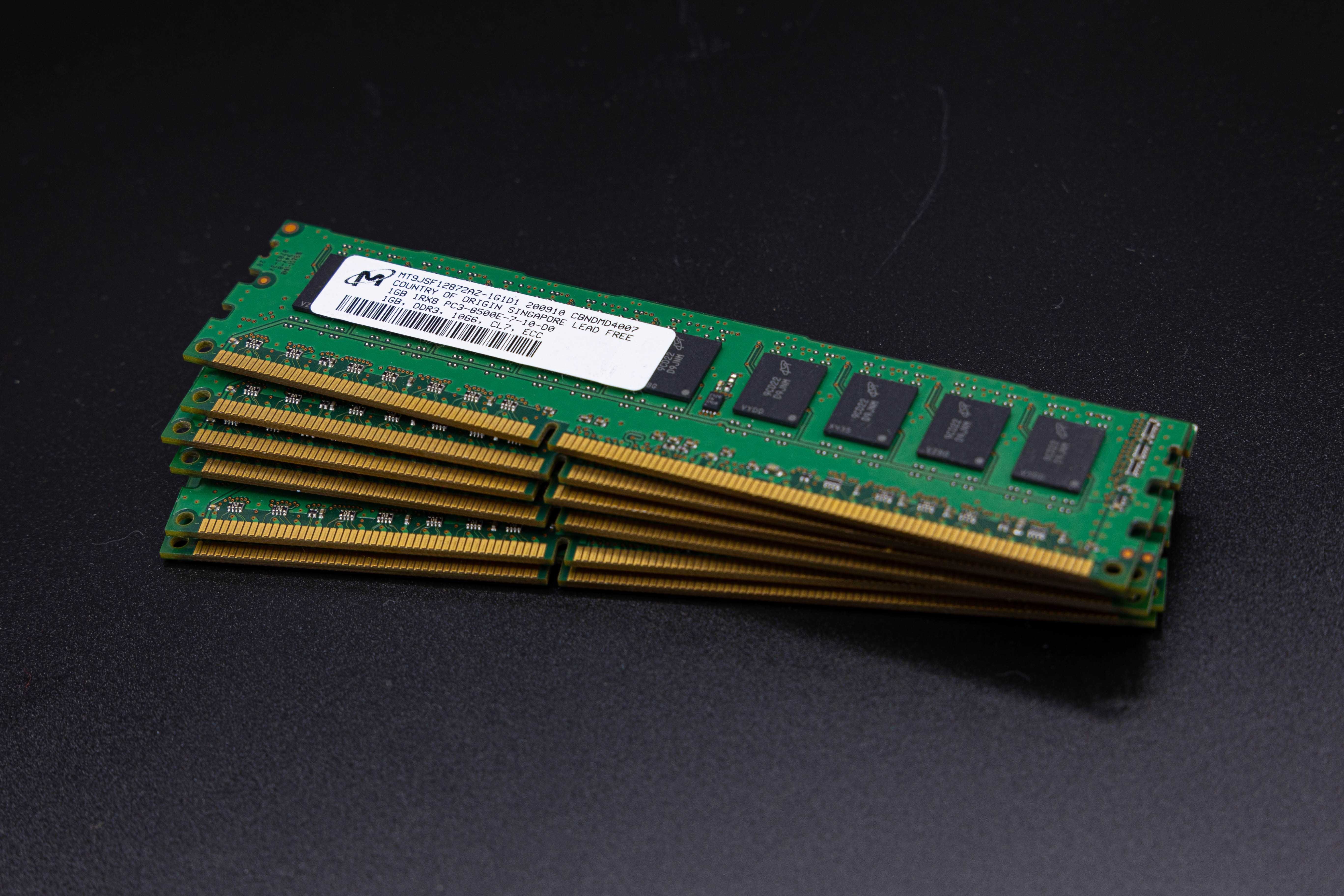 placa MT9JSF12872AZ-1G1D1 1GB DDR3 (x6