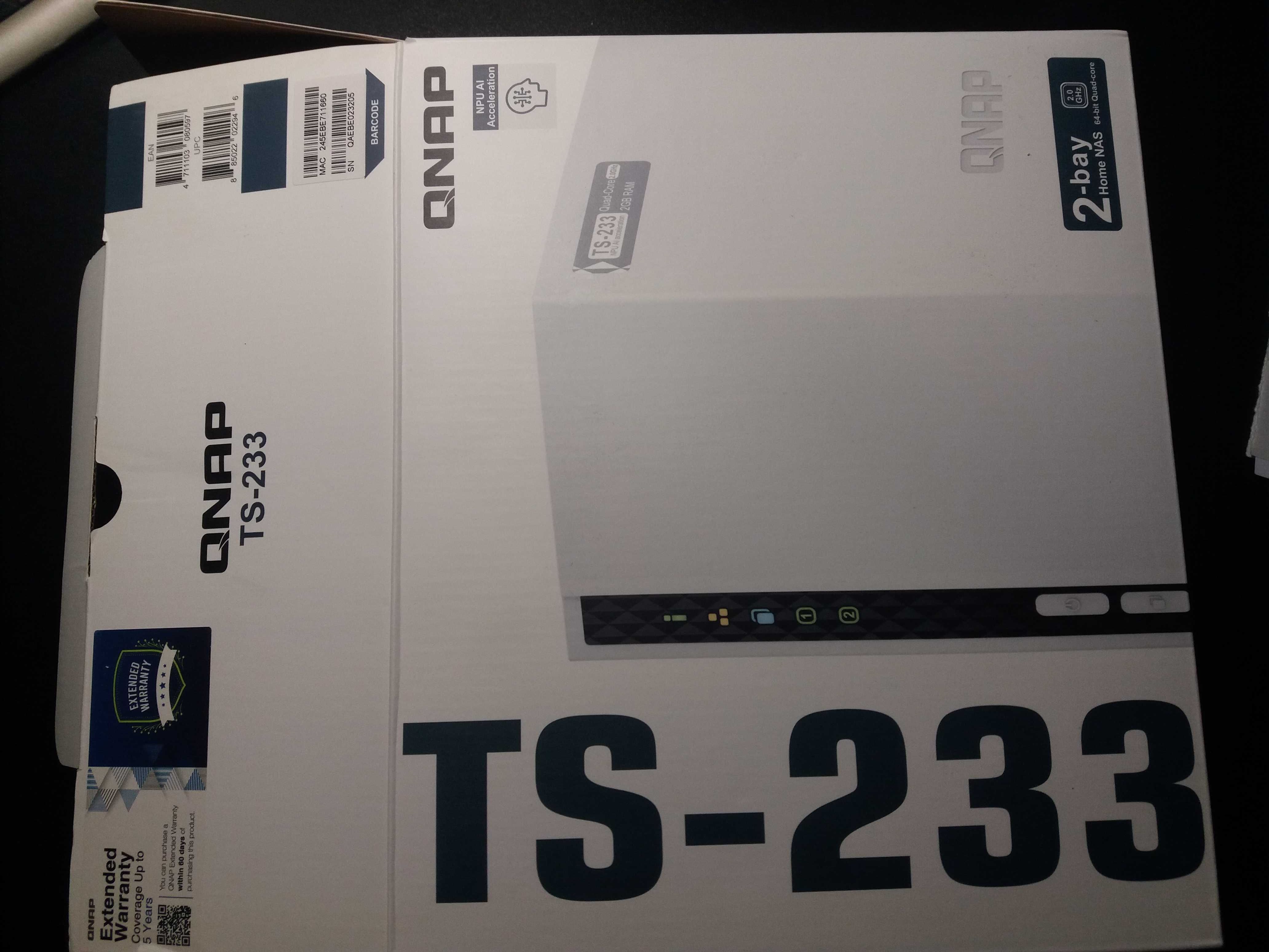 Сетевое хранилище QNAP TS-233