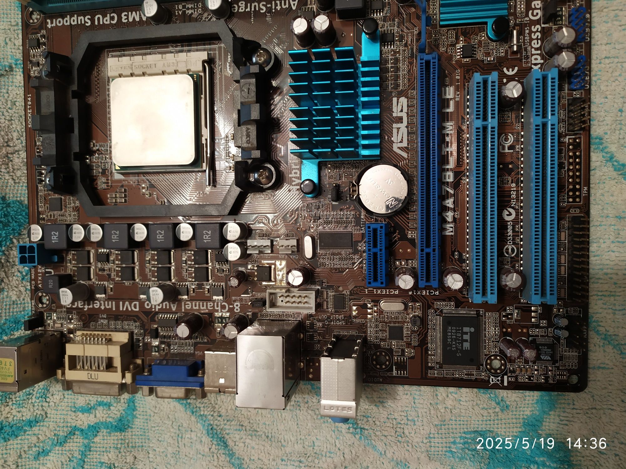 Плата AM 3 Socket DDR3   Asus M4A78LT-M LE AM 3 Socket DDR3