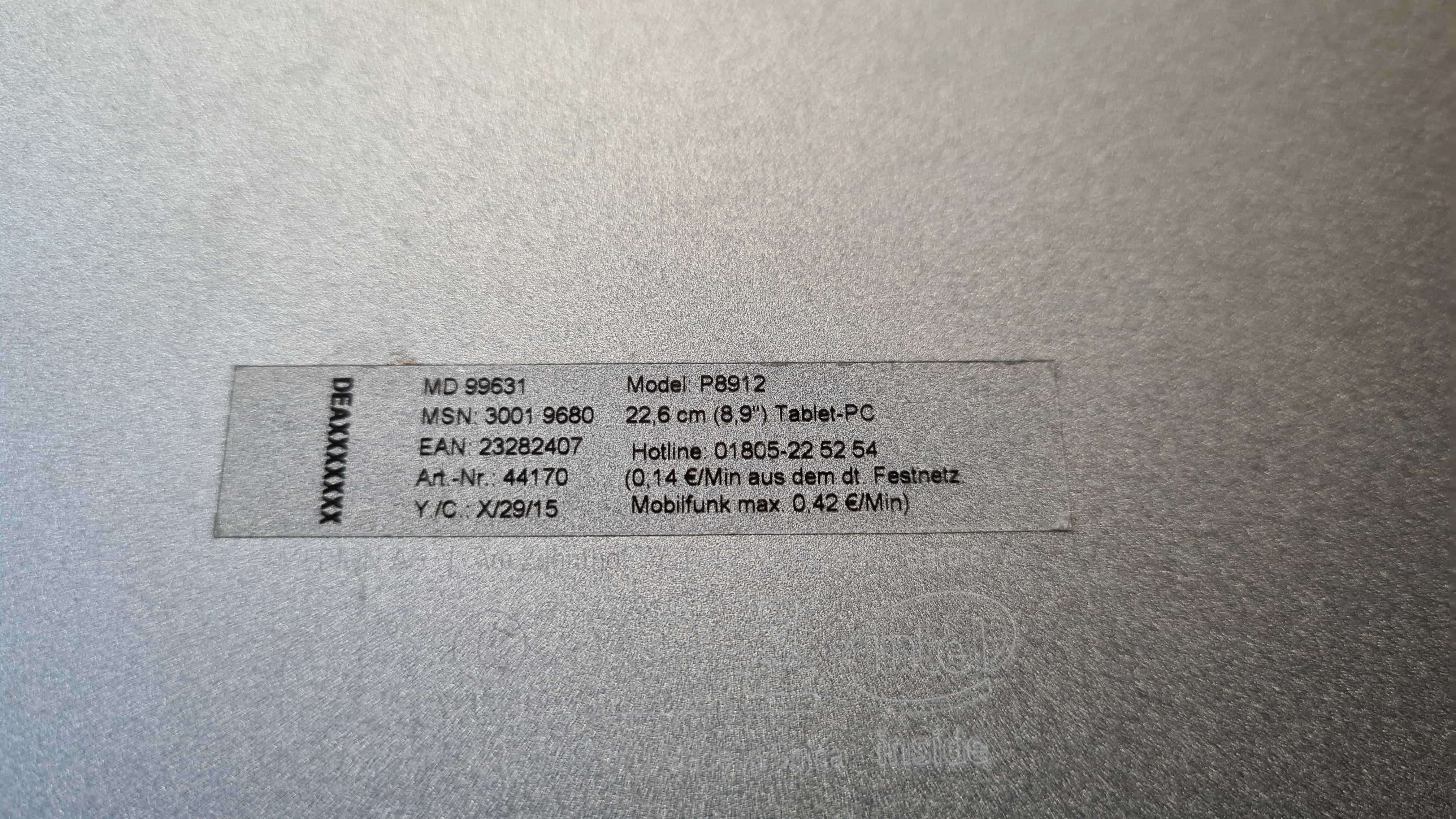 Medion Lifetab P8912 z układem Intela i ekranem 8.9″