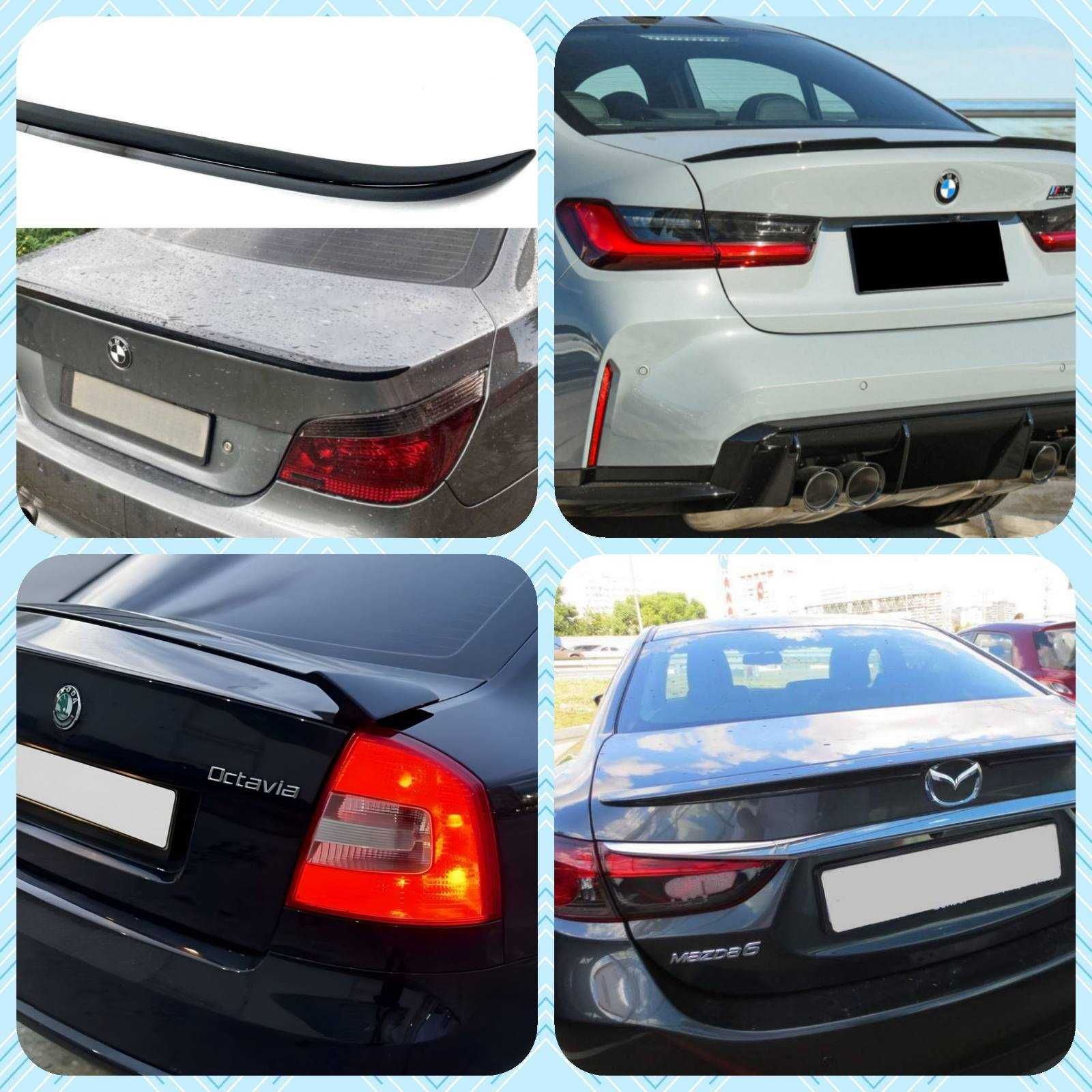 Спойлер RS Skoda Octavia A5 Mazda 3 SD 6 Lexus IS BMW 5 E60 3 G20 F30