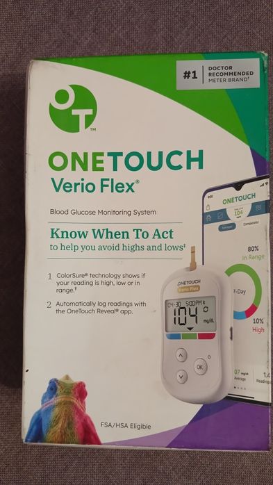 Глюкометр onetouch verio flex
