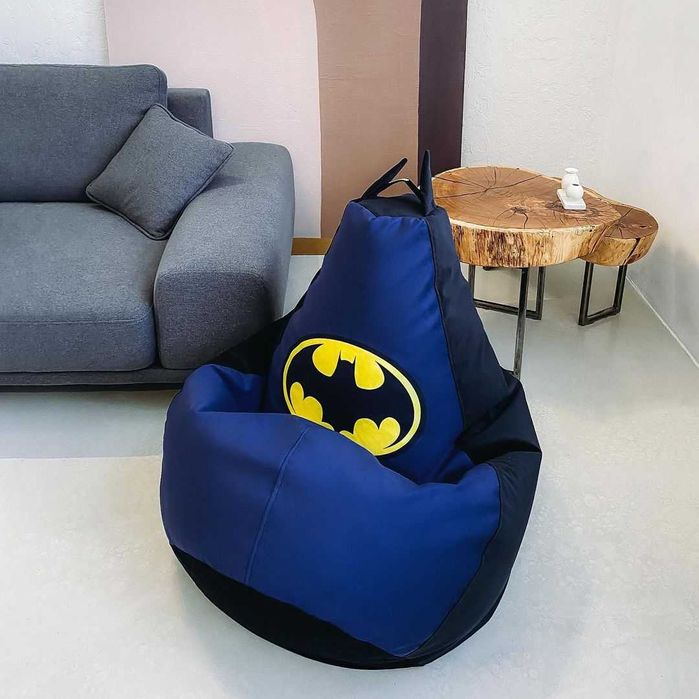 Кресло мешок груша Бетмен панда кот. Дешевшу доставку не знайдете!