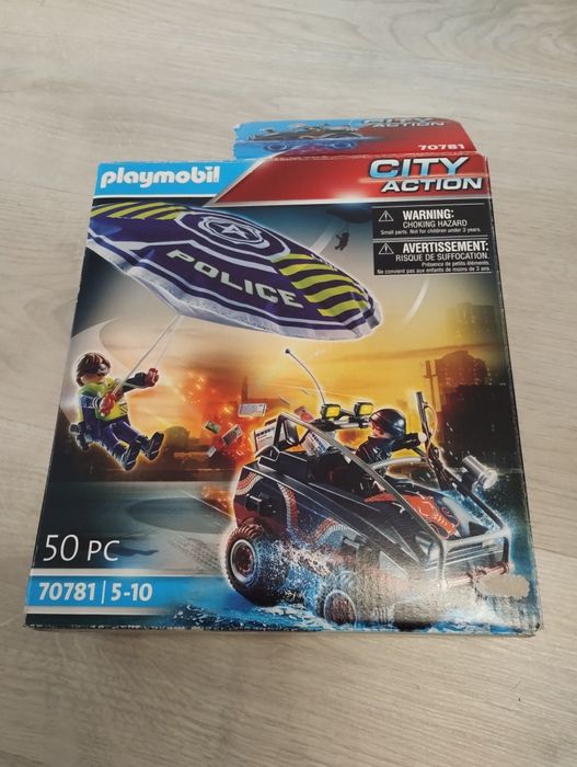 Zestaw policyjny Playmobil 70781 city action spadochron